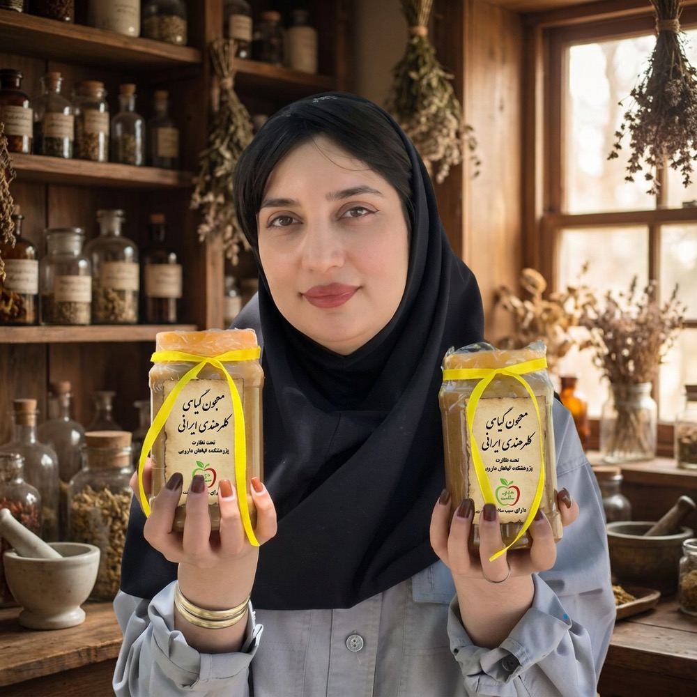 معجون گیاهی کلحر پاکستانی ترکیب ۱۶ گیاه و ژل رویال برای افزایش وزن سالم و عضله‌سازی/یک کیلو